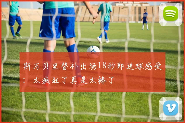 斯万贝里替补出场18秒即进球感受：太疯狂了真是太棒了